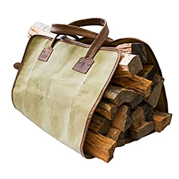【中古】【39shop】Waterproof★Waxed Canvas Fire Bag Handmade by Hide & Drink(良い)|アトリエ絵利奈