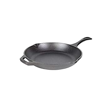 【中古】【39shop】ロッジ(Lodge)★スキレット シェフコレクション 鋳鉄 φ25.4cm LC10SK ブラック 42.4 x 27.4 x 6.5 cm(良い)|アトリエ絵利奈