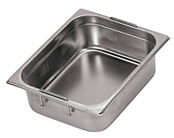 【中古】【39shop】Paderno★World Cuisine 25?1?/ 2インチby 20?7?/ 8インチstainless-steelホテルパンwith Retractableハンドル???2?/ 1?(奥行: 4インチ)（良い）｜アトリエ絵利奈