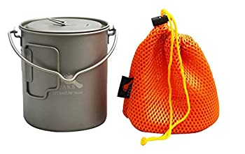 【中古】(トゥークス)TOAKS Titanium 750ml Pot with Bail Handle POT-750-BH