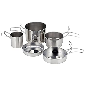 【中古】佐藤金属興業 SALUS ツーリングクッカーセット 5pcs