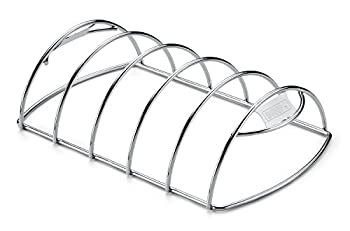 【中古】ウェーバー リブラック 6605 ベイビーバックリブを焼くためのラック WEBER RIB RACK 6605
