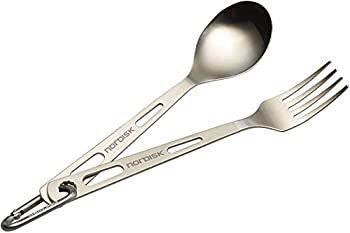 【中古】NORDISK(ノルディスク) アウトドア カトラリー 民俗音楽・刀圭書き割り チタン製 (Titan Cutlery) 16糎 【日本品】 119020