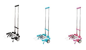【中古】Cmall持ちはこび手押し車A4判大きさ 折りたたみ 1.1kg軽さ パウダーコンパクト 静音納める 持ちはこび助けになる 持っていく 持ちはこび 柔軟性荷縄付き添い人 ステンレス鋼鋼 ラバーホイー