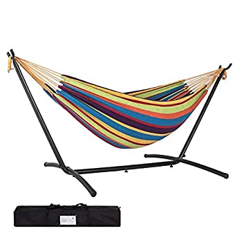 【中古】【39shop】Prime★Garden 9?' Double Hammock with Space Savingスチールハンモックスタンド PG0033R（良い）｜アトリエ絵利奈