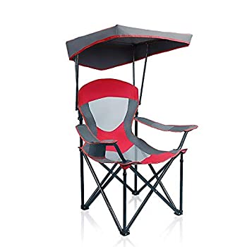 【中古】ALPHA CAMP メッシュキャノピーチェア 折りたたみキャンプチェア - レッド 25,107円