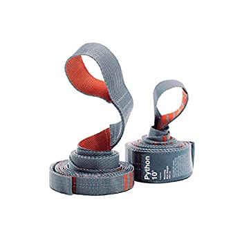 【中古】KAMMOK(カモック) パイソン10 ストラップ アンバーオレンジ×グラナイトグレー ハンモックストラップ 全長311cm 収納袋 キャンプ アウトドア KM3