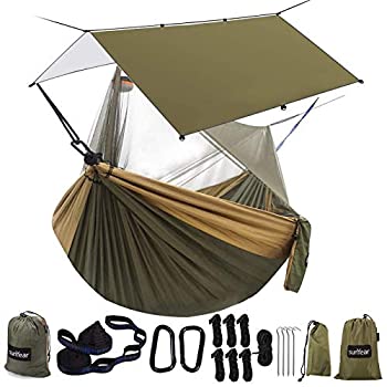 【中古】YOOMALL ダブル キャンピング ハンモック ツリーストラップ付き サポート 600ポンド 簡単設置 インドア アウトドア 旅行 楽天市場】【中古】YOOMALL ダブル キャンピング ハンモック