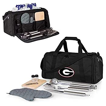 【中古】【39shop】NCAA★Georgia Bulldogsピクニック時間BBQキットCooler Tote withバーベキュー&アクセサリー(良い)|アトリエ絵利奈