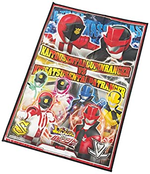 【中古】アサヒ興洋 レジャーシート 快盗戦隊ルパンレンジャーVS警察戦隊パトレンジャー S 60×90cm画像