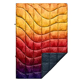 【中古】Rumpl The Down Blanket | アウトドアキャンプブランケット 旅行 ピクニック ビーチ旅行 コンサート用 | パイロトライフェード 1人用