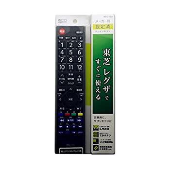 【中古】【39shop】ミヨシ★メーカー別テレビリモコン 東芝 レグザ 対応 MRC-TS01(良い)|アトリエ絵利奈