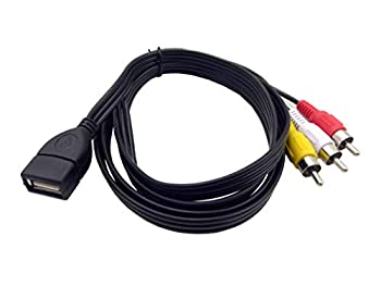 【中古】【39shop】Haokiang★USB - 3RCAケーブル5フィート 1.5m USB 2.0メス - 3 RCAオス ジャックスプリッタオーディオビデオAVコンポジットアダプタコードケーブ（良い）｜アトリエ絵利奈 12,357円