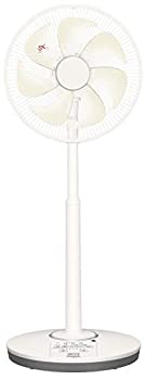 【中古】パナソニック リビング扇風機 DCモーター 温度センサー搭載 切/入タイマー付 シルキーベージュ F-CS338-C