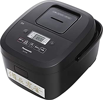 【中古】パナソニック 炊飯器 5.5合 IH式 備長炭釜 ブラック SR-FE109-K