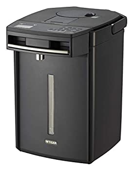 【中古】タイガー魔法瓶(TIGER) 電気ポット 蒸気レス 節電VE保温 給湯量表示機能つき とく子さん 3L ブラック PIM-G300K