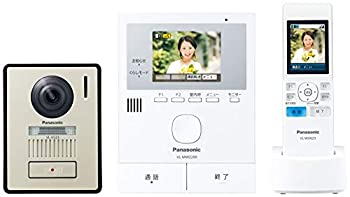 【中古】パナソニック ワイヤレスモニター付き テレビドアホン LEDライト搭載 どこでもドアホン VL-SWZ200KL
