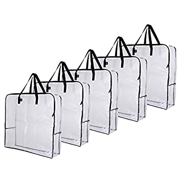 【中古】【39shop】VENO★Over-Sized Clear Storage Bag W/ Strong Handles and Zippers for College Carrying Moving Christmas Decorations Wreath Storage Under（良い）｜アトリエ絵利奈