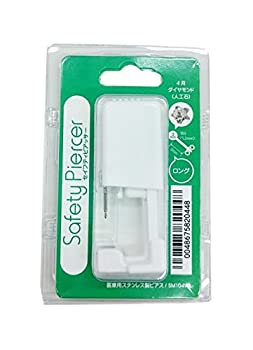 中古 輸入品日本仕様 ジェーピーエス セイフティーピアッサー サージカルステンレス製 シルバーカラーファーストピアス 16ゲージ 片耳用 4月ダイアモンド Andapt Com