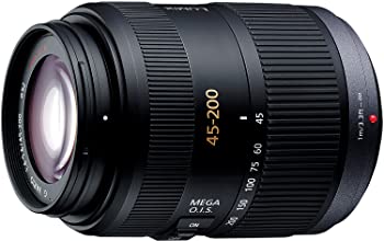 【中古】【39shop】パナソニック★望遠ズームレンズ マイクロフォーサーズ用 ルミックス G VARIO 45-200mm/F4.0-5.6/MEGA O.I.S. H-FS045200（良い）｜アトリエ絵利奈