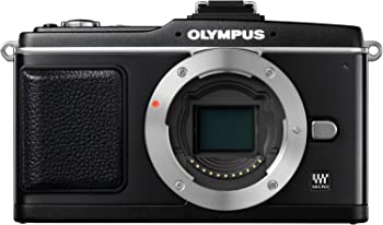 【中古】OLYMPUS ミラーレス一眼 PEN E-P2 ボディ ブラック E-P2BODY-BLK