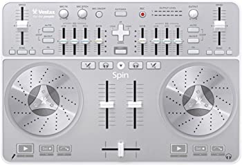 【中古】Vestax ベスタクス Mac専用 オーディオインターフェイス内蔵 algoriddim djay対応 DJコントローラー スピン SPIN