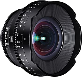 【中古】ROKINON XEEN 16粍 T2.6 プロフェッショナルシネレンズ PLマウントプロビデオカメラ用 黒いこと (XN16-PL)