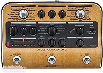 【中古】【39shop】ZOOM★ズーム Acoustic Creator アコースティックギター用プリアンプ AC-3(良い)|アトリエ絵利奈