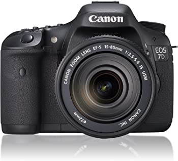 【中古】Canon デジタル一眼二眼レフ写真機 EOS 7D 水晶体一揃いの道具EF-S15-85粍 F3.5-5.6 IS USM嘱するIS EOS7D1585ISLK