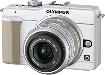 【中古】OLYMPUS ミラーレス一眼 E-PL1s レンズキット ホワイト E-PL1s LKIT WHT