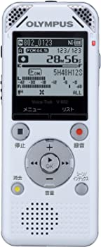 【中古】OLYMPUS ICレコーダー VoiceTrek 4GB リニアPCM対応 FMチューナー付 WHT ホワイト V-802 4,904円