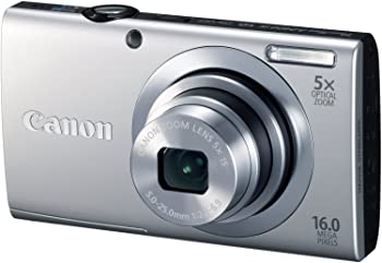 【中古】【39shop】Canon★デジタルカメラ PowerShot A2400IS シルバー 1600万画素 光学5倍ズーム PSA2400IS(SL)(良い)|アトリエ絵利奈