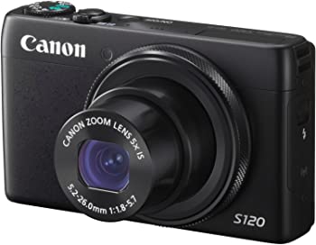 【中古】【39shop】Canon★デジタルカメラ PowerShot S120(ブラック) F値1.8 広角24mm 光学5倍ズーム PSS120(BK)（良い）｜アトリエ絵利奈