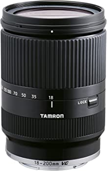 【中古】TAMRON 高倍率ズームレンズ 18-200mm F3.5-6.3 DiIII VC キヤノンEOS M用 ミラーレスカメラ EOS M専用 ブラック B011EM-BLACK