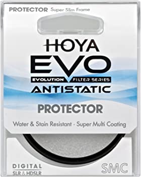 中古】Hoya Evo帯電防止プロテクターフィルタ???82?mm???Dust/Stain/撥