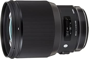 【中古】SIGMA 大差しわたし中望遠水晶体 Art 85粍 F1.4 DG HSM キヤノン用 フルサイズ相応う