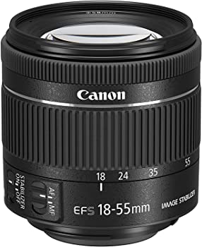 【中古】Canon 標準ズームレンズ EF-S18-55mm F4.0-5.6IS STM APS-C対応
