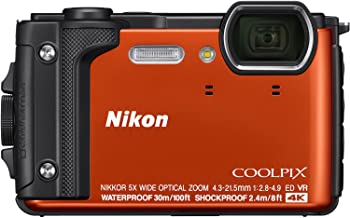 Nikon デジタルカメラ COOLPIX 防水 W300 OR クールピクス オレンジ ...