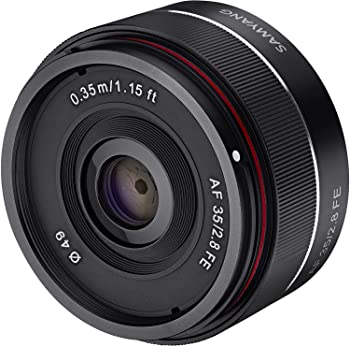 【中古】【39shop】SAMYANG★単焦点広角レンズ AF 35mm F2.8 FE ソニーαE用 フルサイズ対応(良い)|アトリエ絵利奈