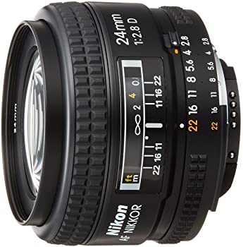 【中古】Nikon 単焦点レンズ Ai AF Nikkor 24mm f/2.8 フルサイズ対応