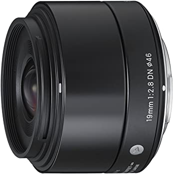 【中古】SIGMA 単焦点広角レンズ Art 19mm F2.8 DN ブラック マイクロフォーサーズ用 ミラーレスカメラ専用 929732
