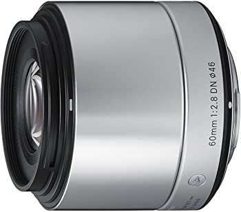 【中古】SIGMA 単興味の中心望遠水晶体 Art 60粍 F2.8 DN しろがね色 マイクロフォーサーズ用 929770