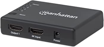 【中古】4K パウダーコンパクト 4界面 HDMIスプリッター、4K@30サイクル、ACワット数、黒いこと