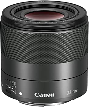 【中古】【39shop】Canon★キヤノン 単焦点レンズ EF-M32mm F1.4 STM ミラーレス一眼対応 ブラック 全長56.5mm EF-M3214STM(良い)|アトリエ絵利奈
