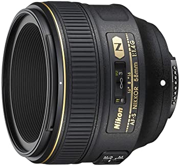 【中古】Nikon 単興味の中心水晶体 AF-S NIKKOR 58粍 f/1.4G Fマウント フルサイズ相応う