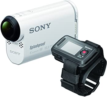 【中古】SONY ビデオカメラ アクションカム AS100VR ライブビューリモコンキット ウォータープルーフケース付 HDR-AS100VR