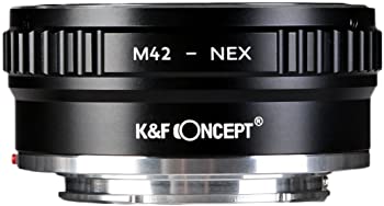 【中古】K&F Concept レンズマウントアダプター KF-42E2 (M42マウントレンズ → ソニーEマウント変換)