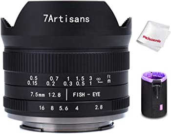 【中古】【39shop】7artisans★7.5mm F2.8 II V2.0 魚眼レンズ 190°角度 富士フイルム カメラ X-A1 X-A10 X-A2 X-A3 A-at X-M1 XM2 X-T1 X-T3 X-T10 X-T2 X-T20 X-T(良い)|アトリエ絵利奈