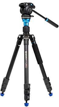 【中古】Benro Aero 2 PRO アルミ製トラベルビデオ三脚 一脚に変換 フリップレッグロック レベリングコラム、S2PROビデオヘッド(A1883FS2PRO) 51,254円