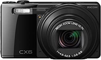 【中古】【39shop】RICOH★デジタルカメラ CX6ブラック CX6-BK(良い)|アトリエ絵利奈